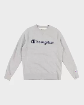 Vintage Men's Champion Grey Sweatshirt - S