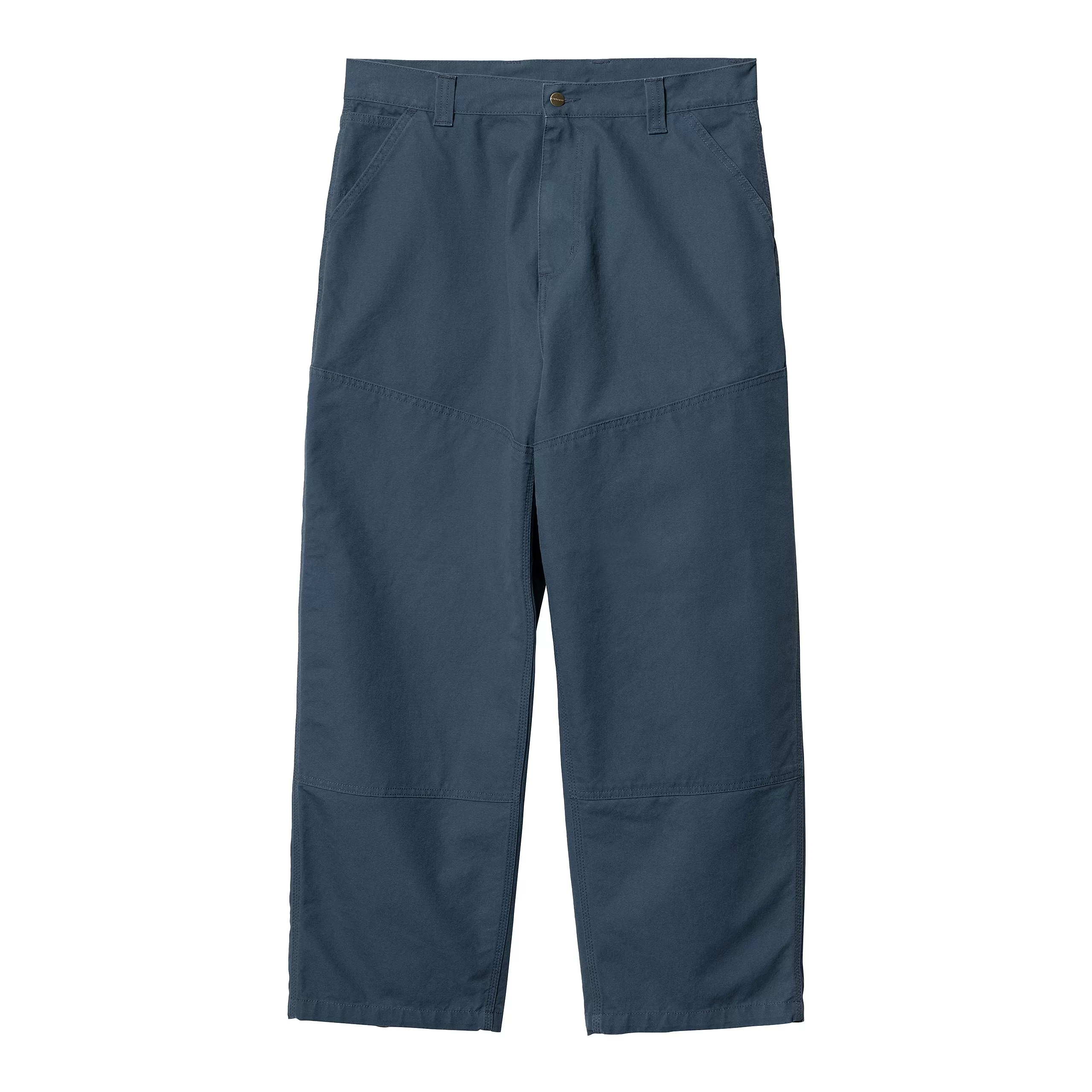 WIDE PANEL PANT NAVAL RINSED