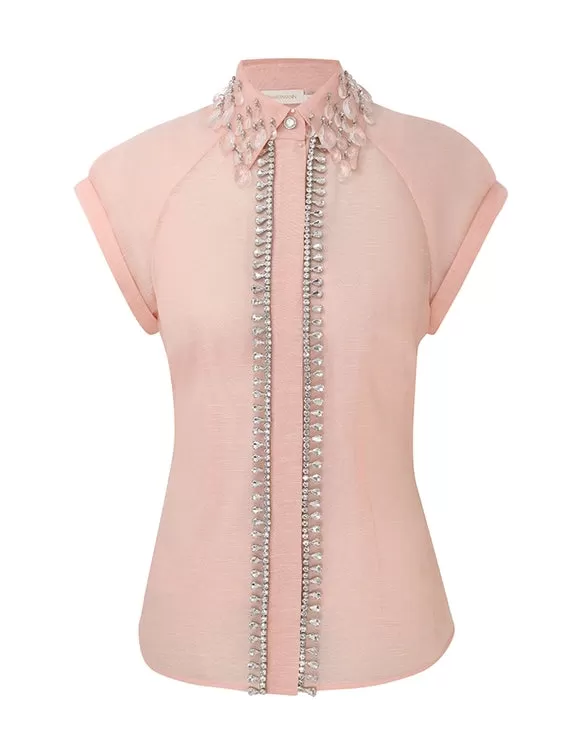 ZIMMERMANN Matchmaker Diamante Blouse